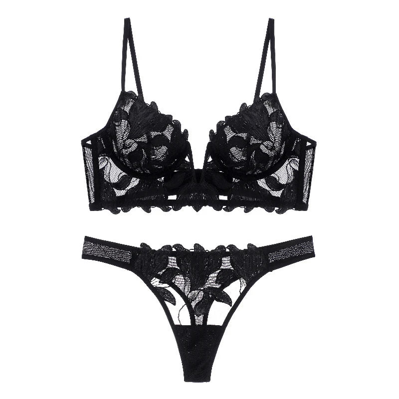 Amour — Embroidered French Lace Set #3220