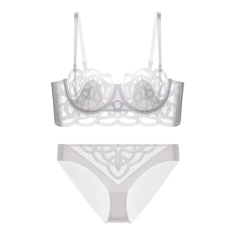 Amour — Embroidered French Lace Set #3222