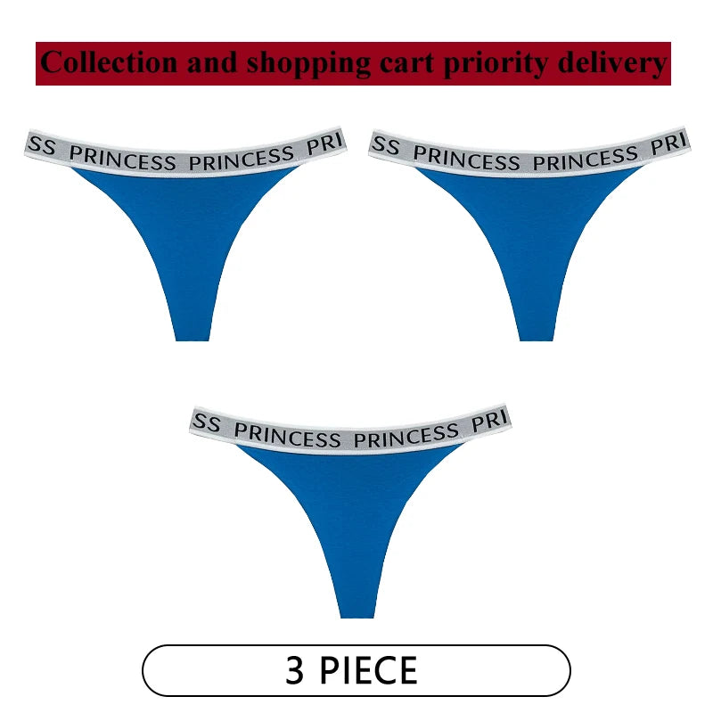 Coquette — Cotton Thong with Bow #6750