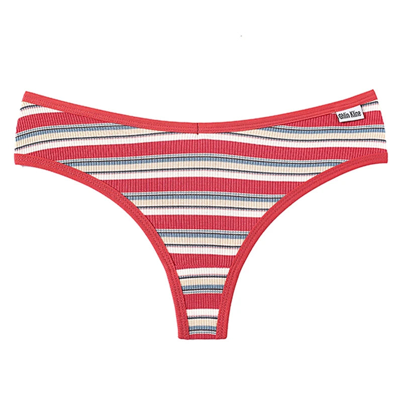 Coquette — Cotton Thong with Bow #6752