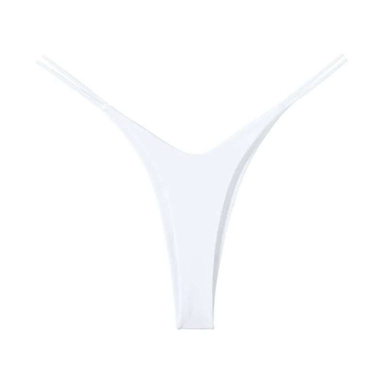 Coquette — Cotton Thong with Bow #6742