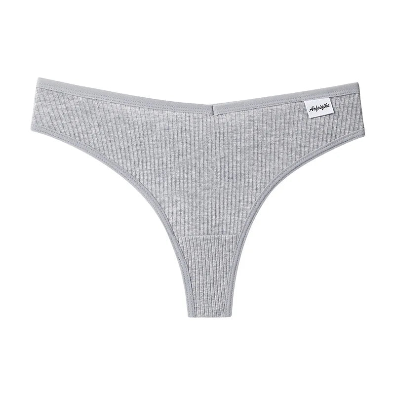 Coquette — Cotton Thong with Bow #6746