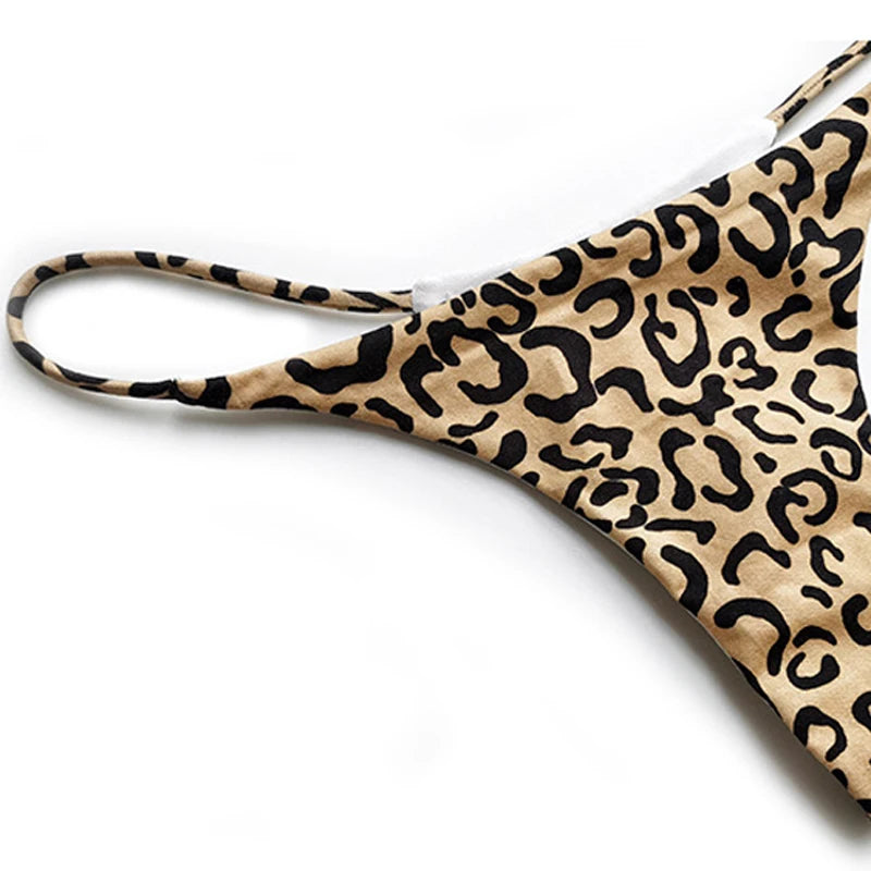 Coquette — Cotton Thong with Bow #6751