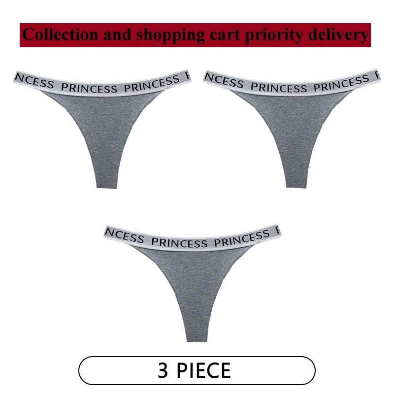 Coquette — Cotton Thong with Bow #6750