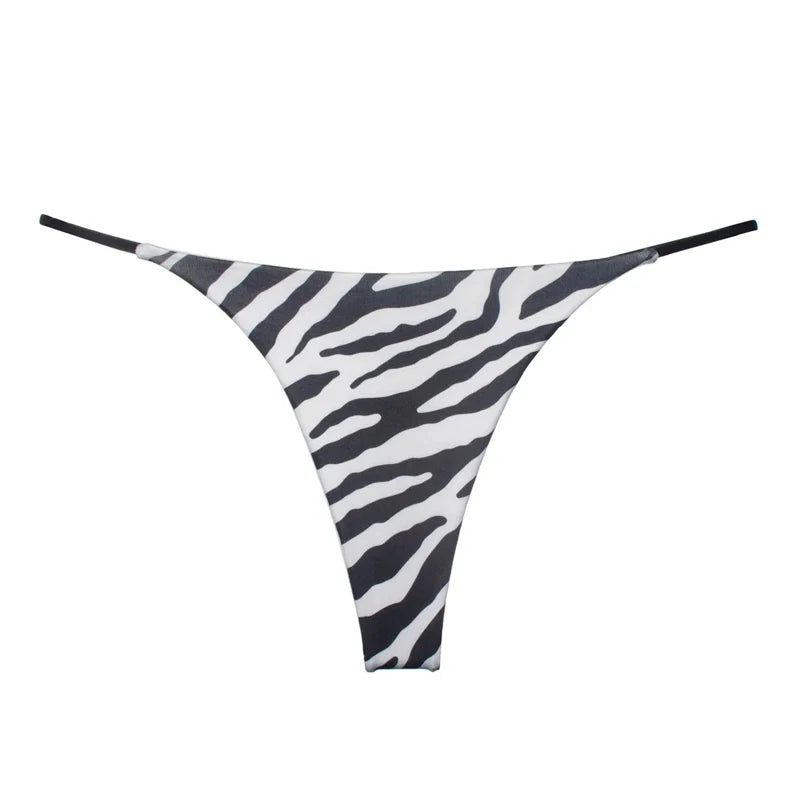Coquette — Cotton Thong with Bow #6751