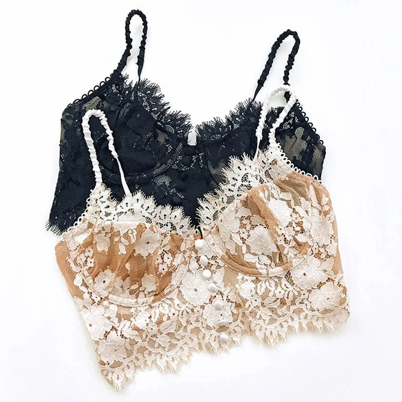 Amour — Embroidered French Lace Set #3225