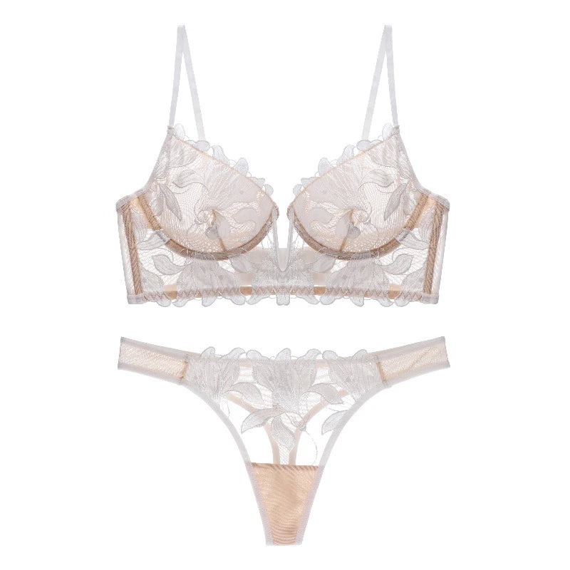 Amour — Embroidered French Lace Set #3220