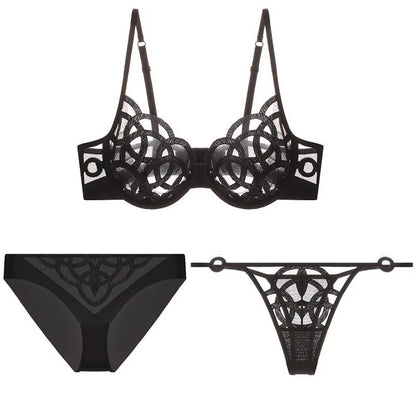 Midnight Lace Lingerie Set – Effortless Confidence