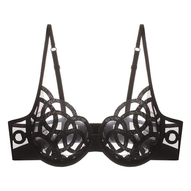 Amour — Embroidered French Lace Set #3224