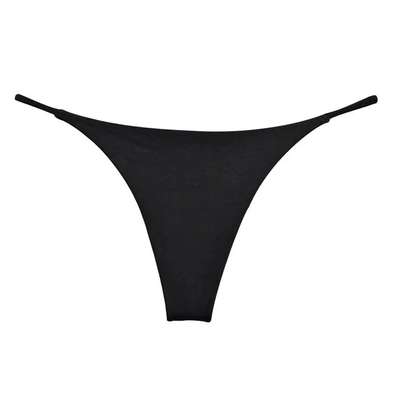 Coquette — Cotton Thong with Bow #6751