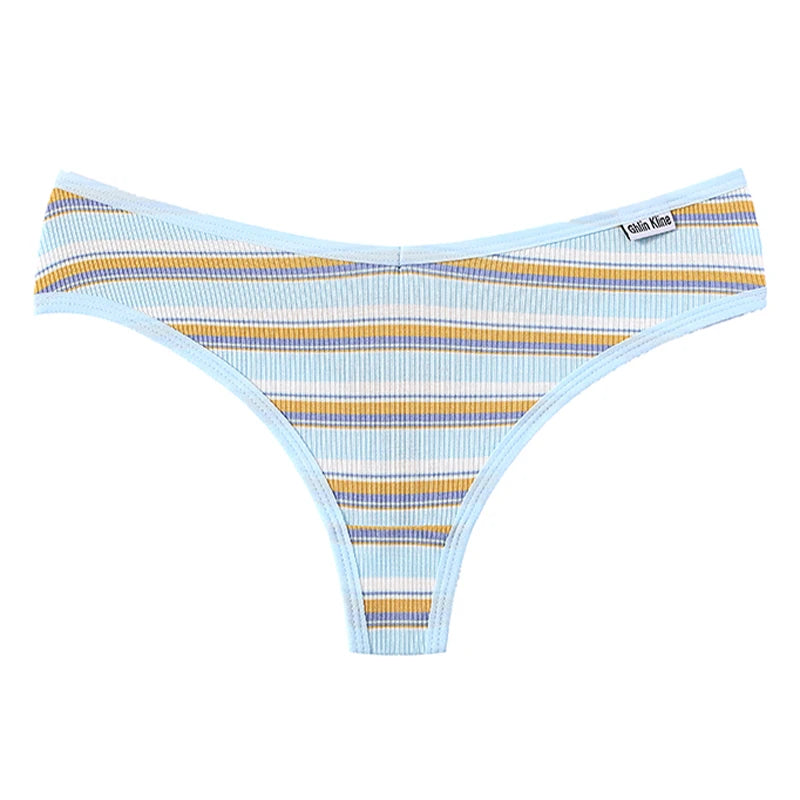 Coquette — Cotton Thong with Bow #6752