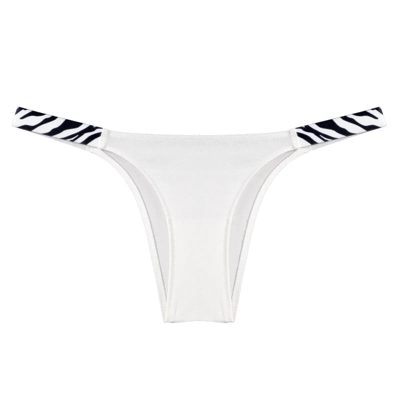 Coquette — Cotton Thong with Bow #6743