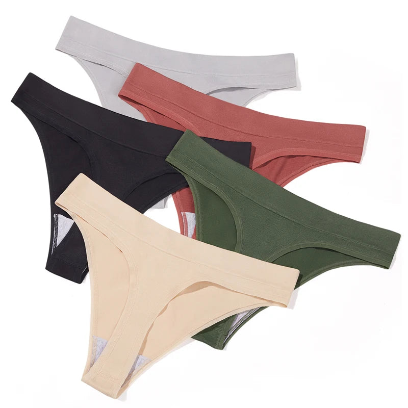Coquette — Cotton Thong with Bow #6745