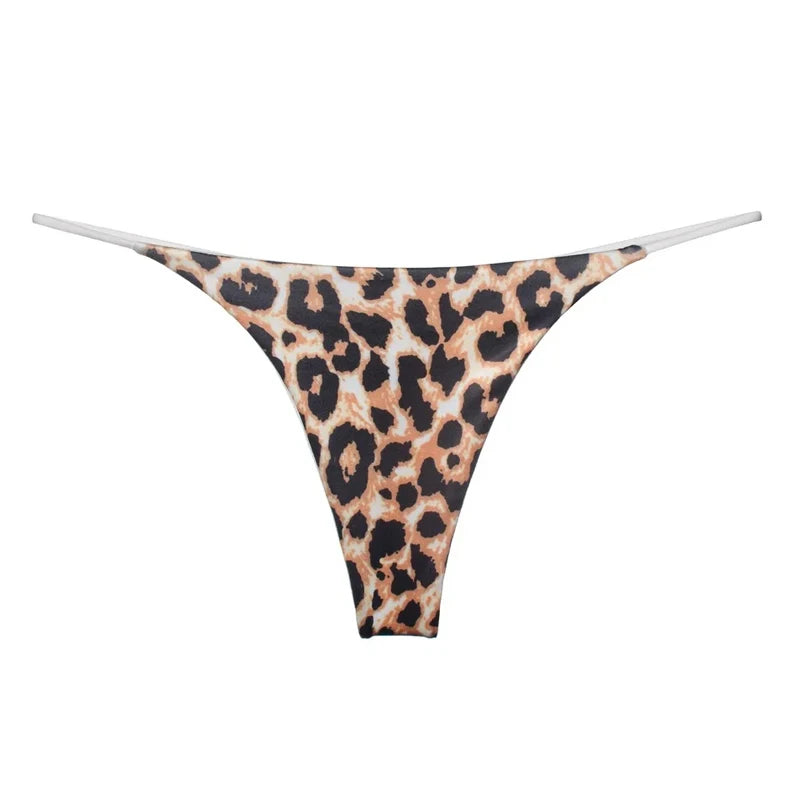 Coquette — Cotton Thong with Bow #6751