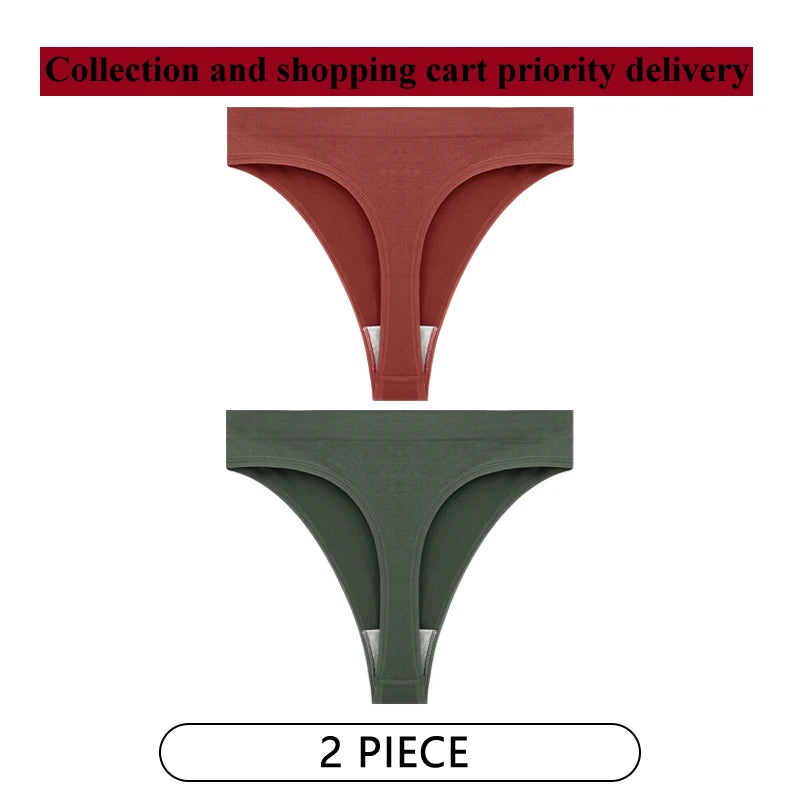 Coquette — Cotton Thong with Bow #6745