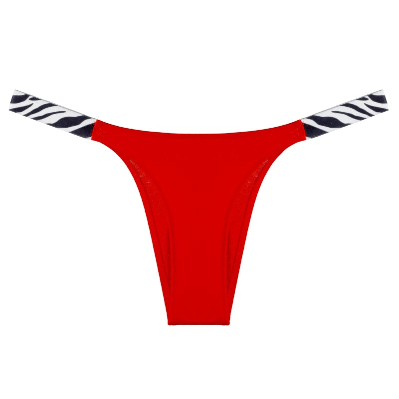 Coquette — Cotton Thong with Bow #6743